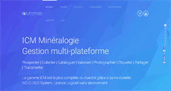 Desktop Screenshot of icm-mineralogie.com